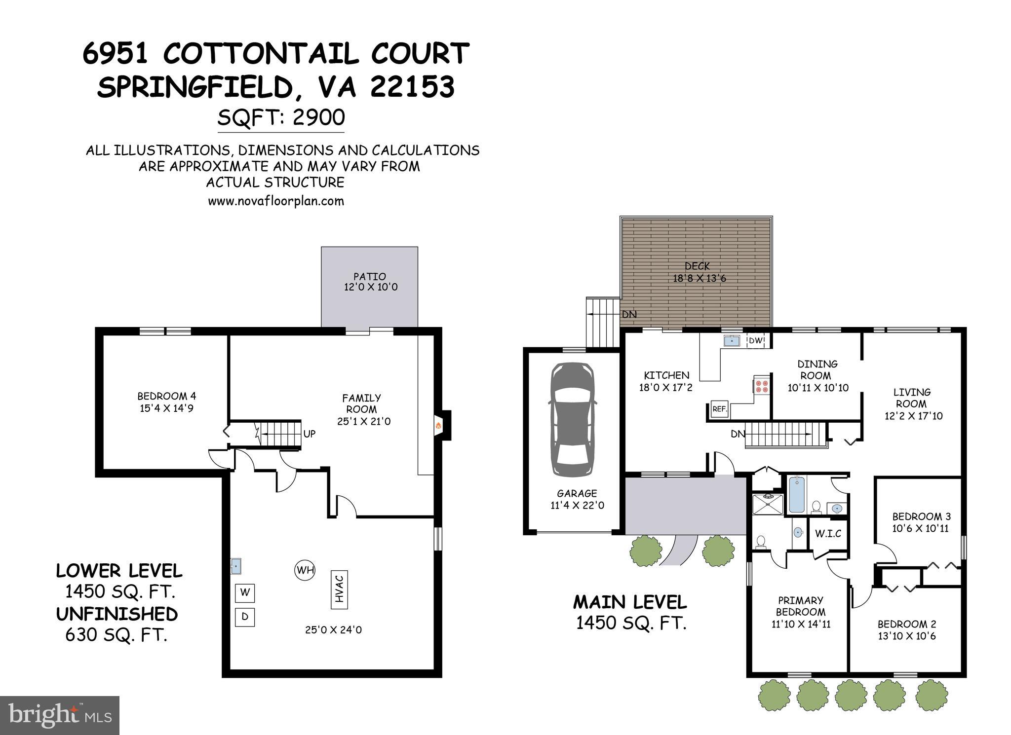 6951 Cottontail Court Springfield, VA 22153 - Photo 72 of 72 Floor plan