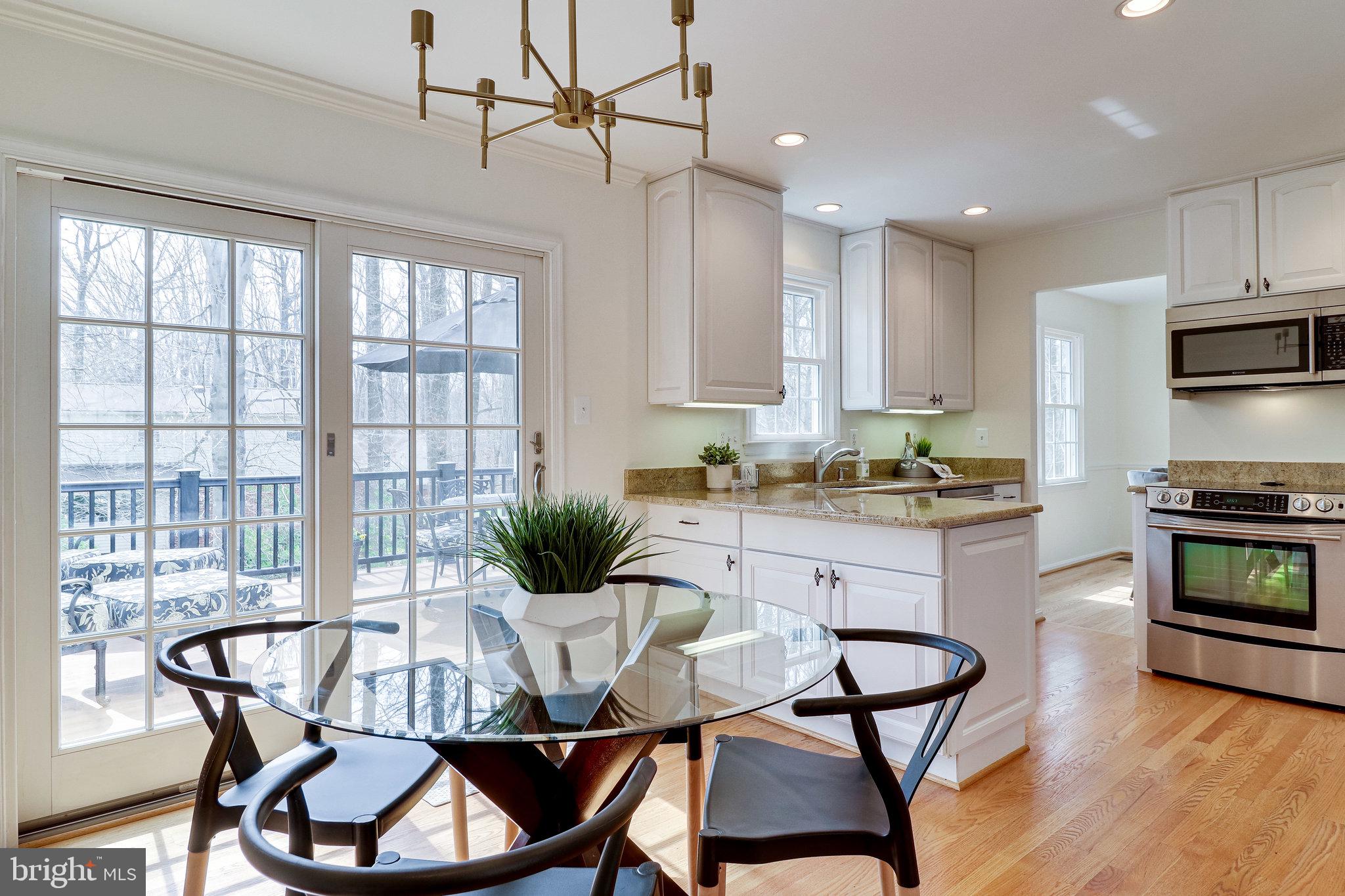 6951 Cottontail Court Springfield, VA 22153 - Photo 9 of 72 Access to deck from kitchen