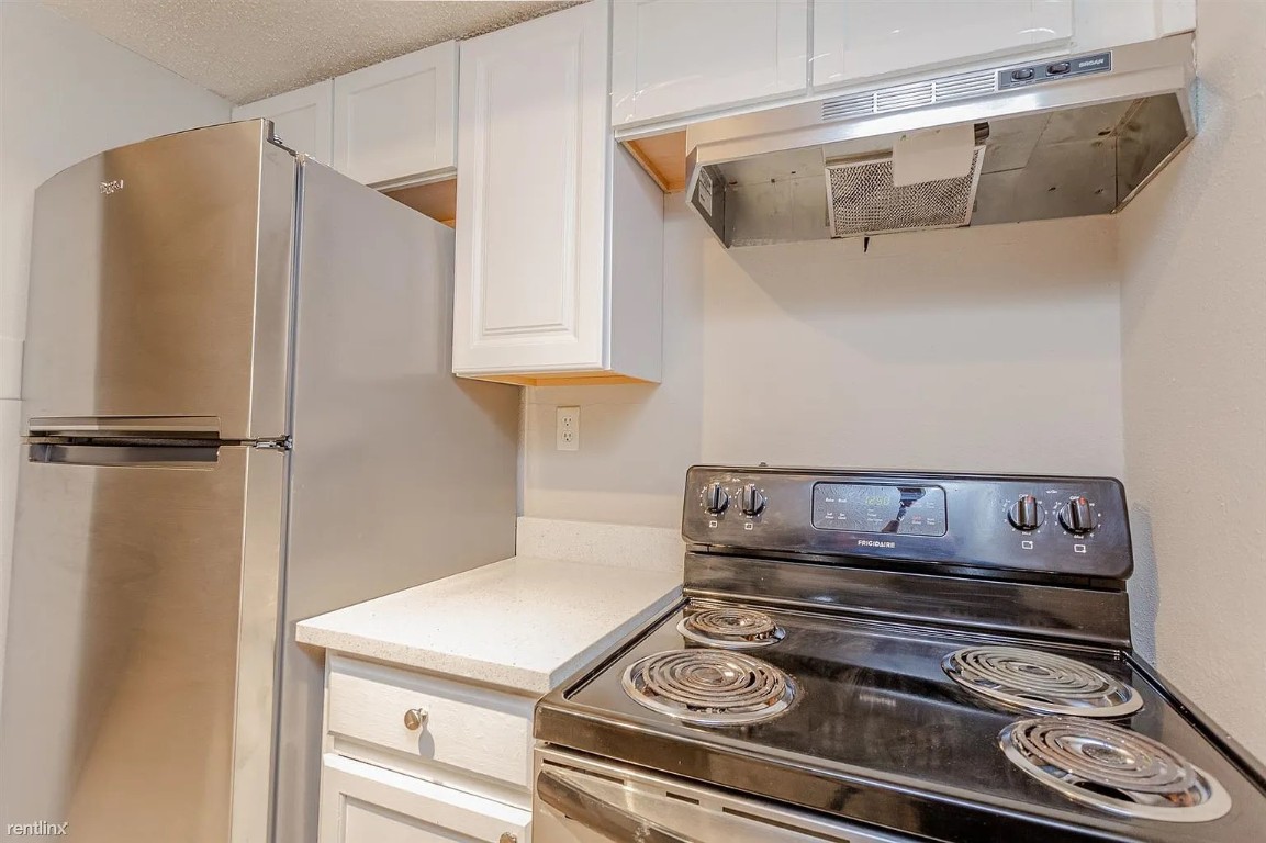 4501 Witham Lane, Unit 106 Austin, TX 78745 - Photo 6 of 11 a kitchen with a stove and a refrigerator