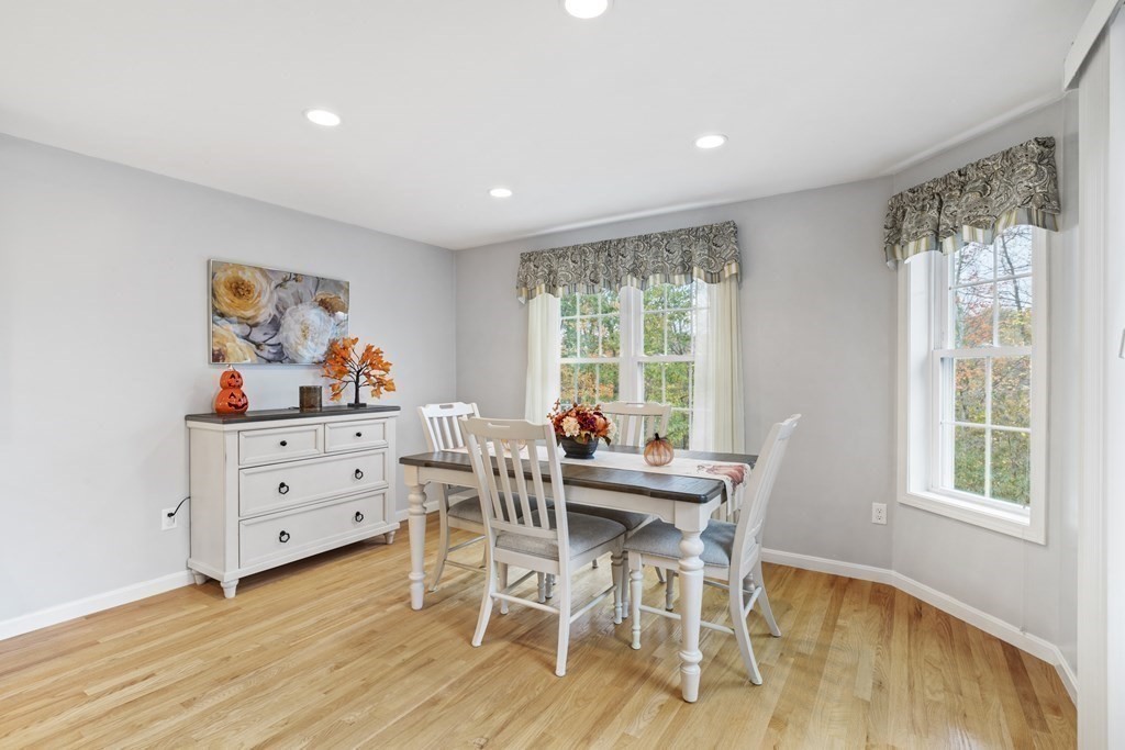 21 Honeysuckle Road Worcester, MA 01607 - Photo 18 of 38 a view of a dining room with furniture a rug and wooden floor