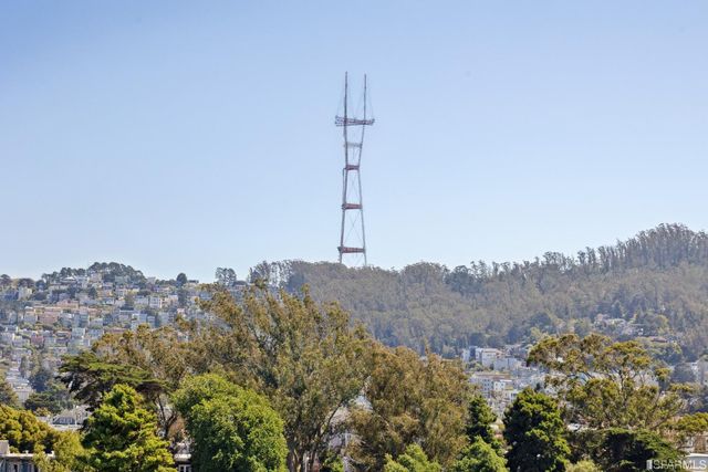 a view of a city with tall buildings