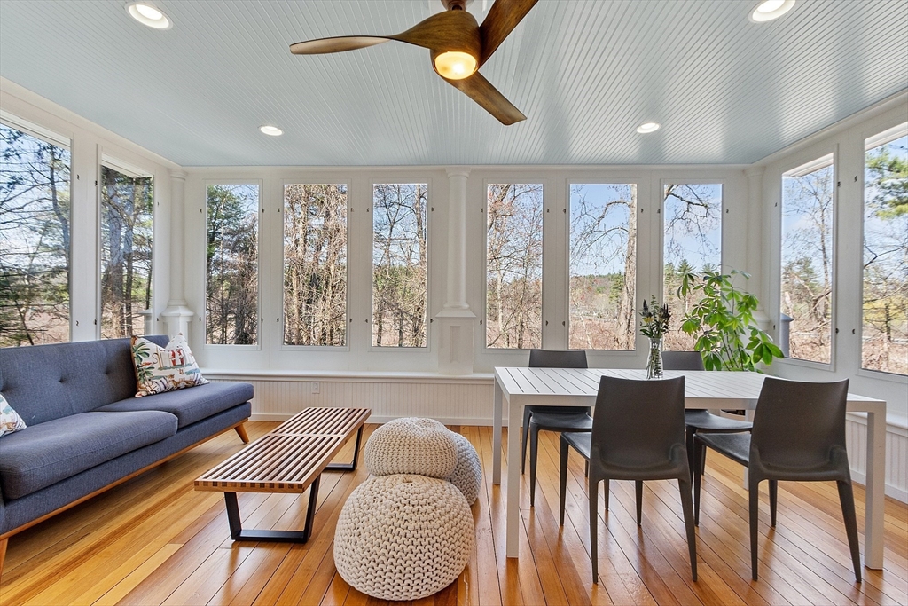 4 Willow Road Harvard, MA 01451 - Photo 8 of 42 a living room with furniture and a large window