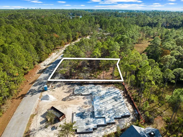 a view of a yard with an outdoor space