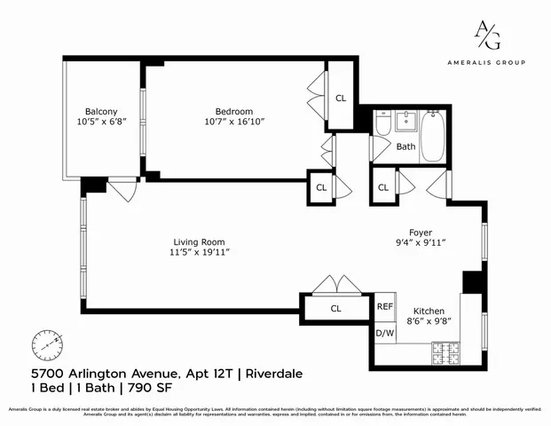 $380,000 | 5700 Arlington Avenue, Unit 12T | North Riverdale