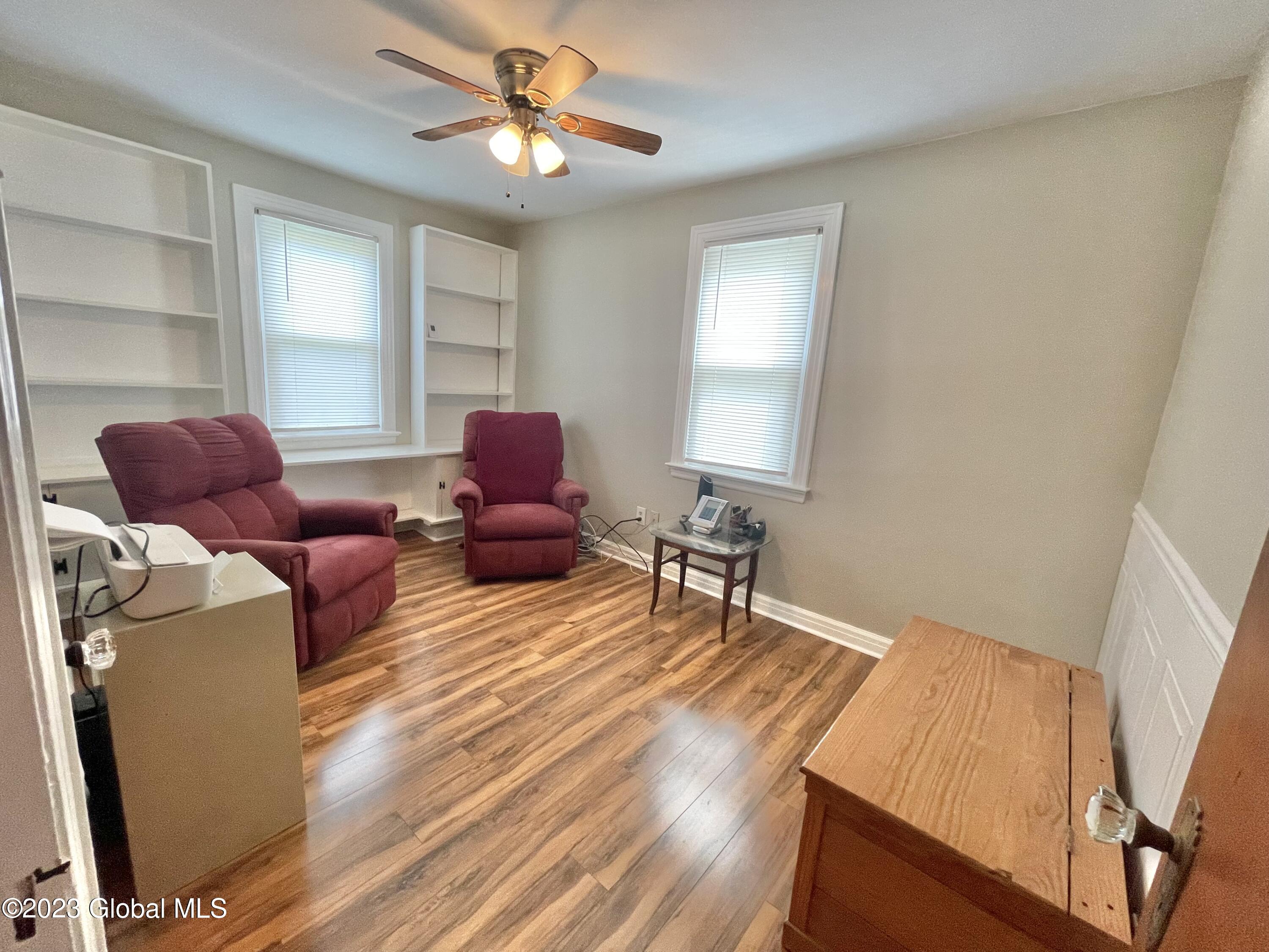 320 Kings Road Schenectady, NY 12304 - Photo 11 of 28 Rear Bedroom w/ Built-ins