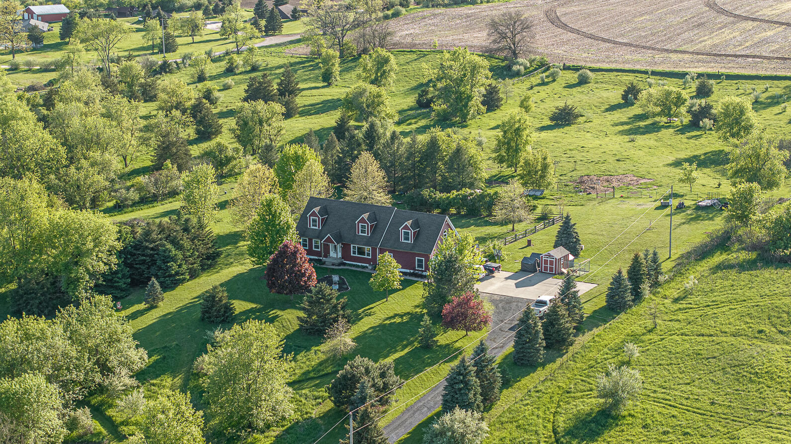 8110 Wolf Lake Road Brooklyn, MI 49230 - Photo 80 of 80 8110 Wolf Lake Rd Brooklyn MI 49230 (Aer