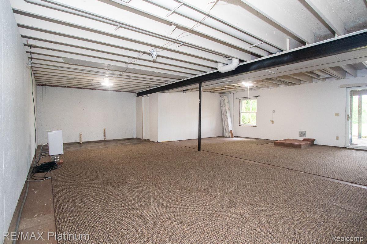 8264 Green Road Fenton, MI 48430 - Photo 21 of 40 Large Basement with Daylight Windows