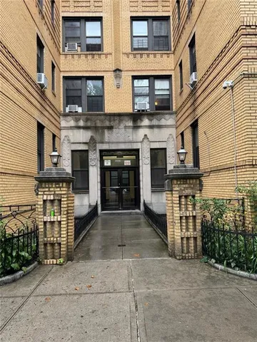 a view of a building with many windows