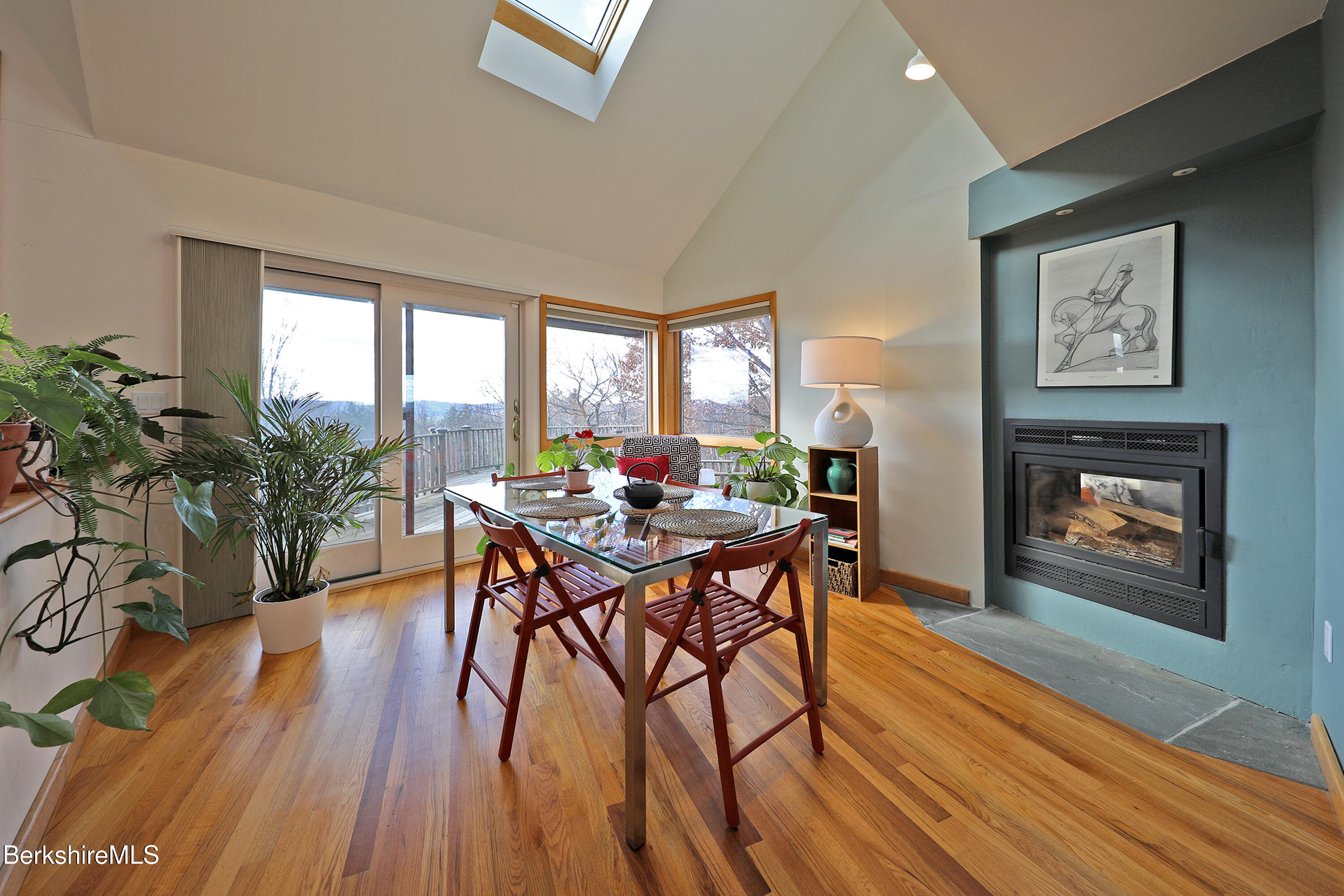 126 Temple Road New Lebanon, NY 12125 - Photo 22 of 70 a view of a dining room with furniture window and wooden floor