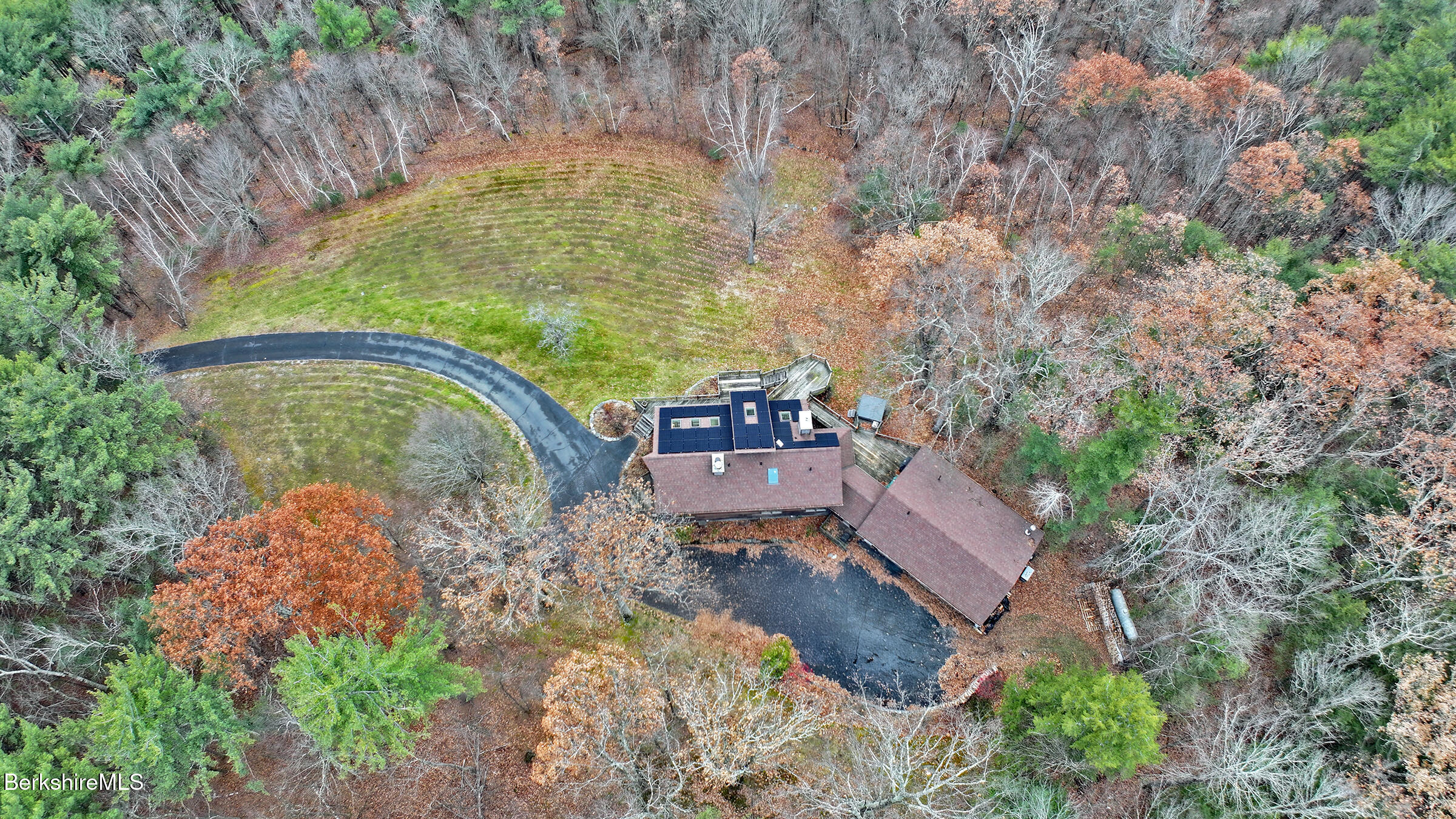 126 Temple Road New Lebanon, NY 12125 - Photo 35 of 70 an aerial view of a house with a yard