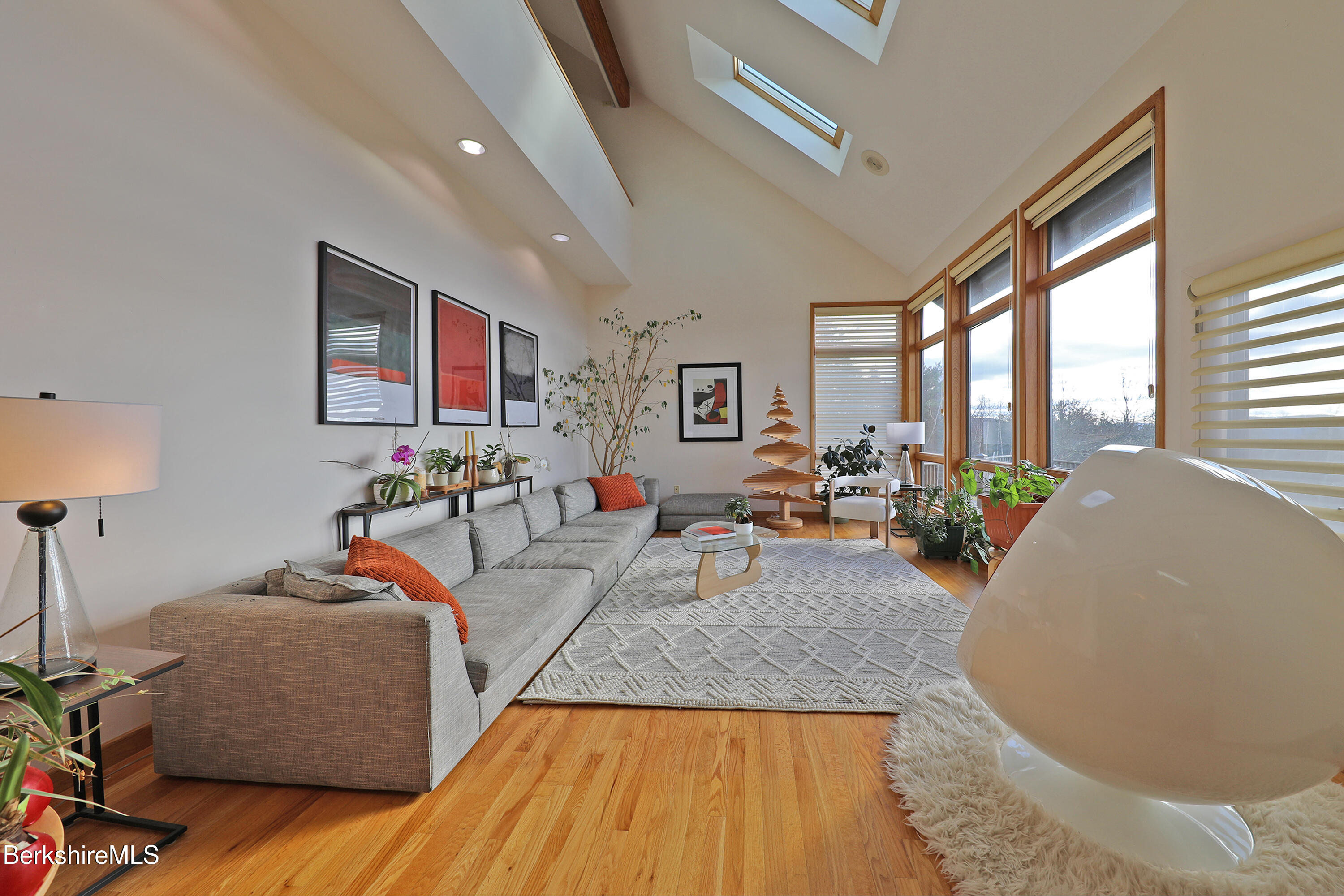 126 Temple Road New Lebanon, NY 12125 - Photo 42 of 70 a living room with furniture and a flat screen tv