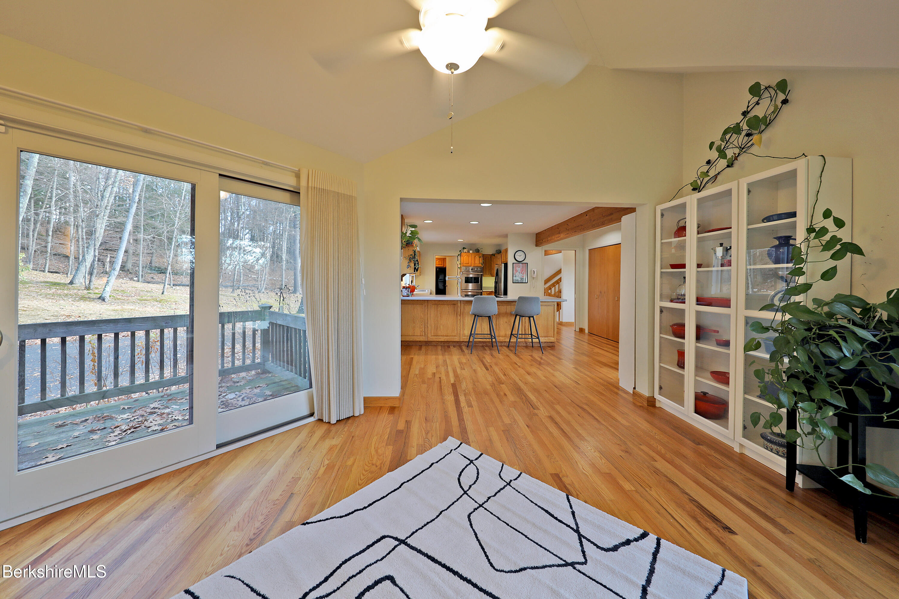 126 Temple Road New Lebanon, NY 12125 - Photo 9 of 70 a view of a living room and a balcony