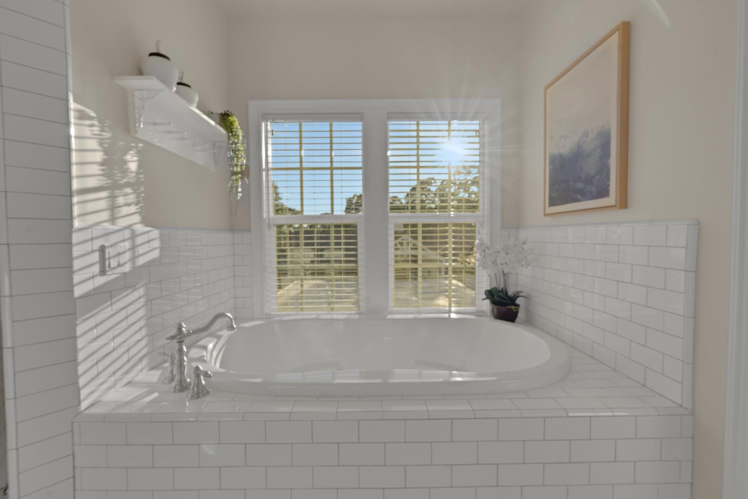 2905 Virginiatown Road Lincoln, CA 95648 - Photo 27 of 86 Built-in soaking tub featuring polished chrome fixtures