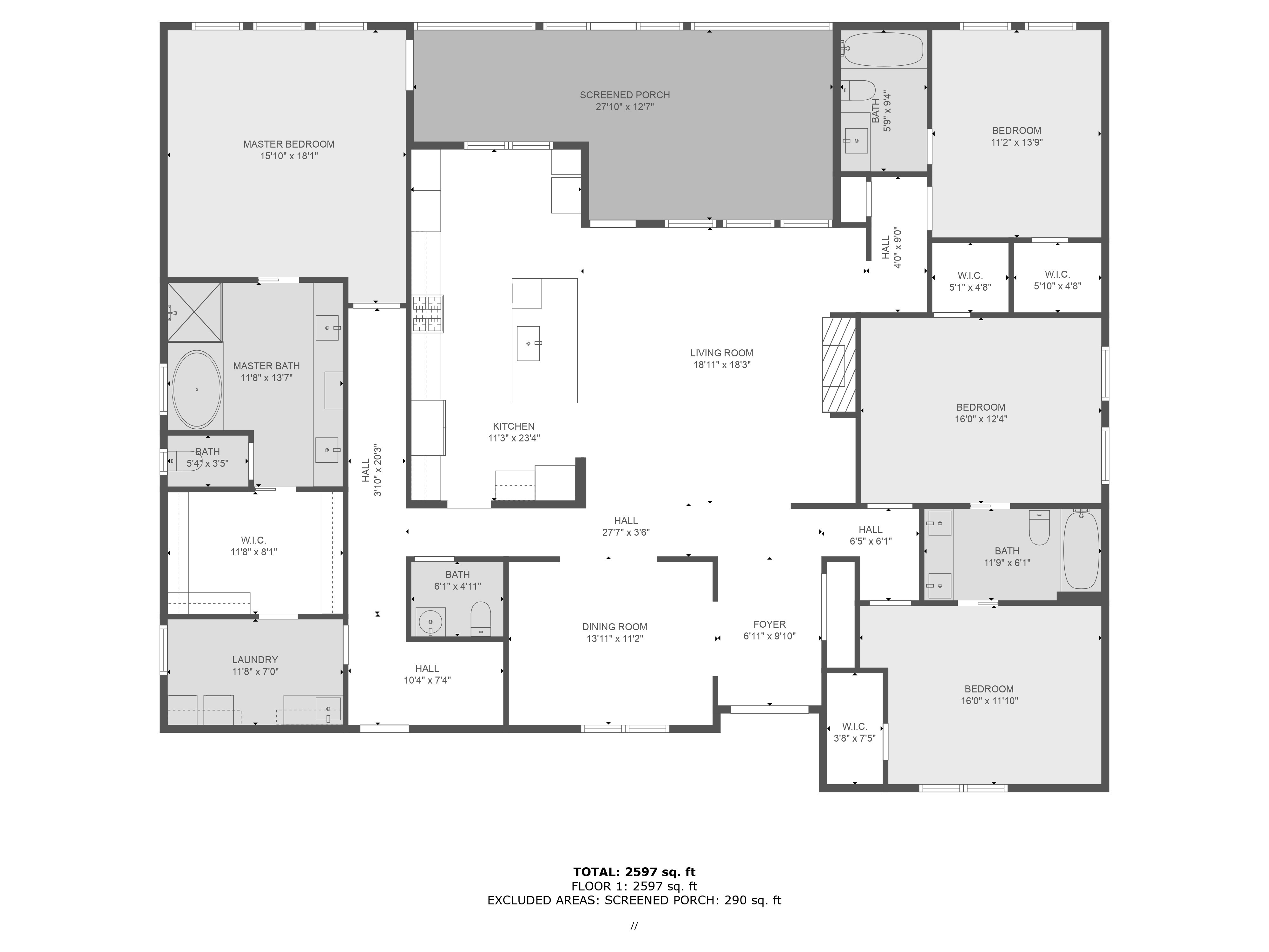 6587 Garrison Drive Daphne, AL 36527 - Photo 50 of 50 Floor Plan