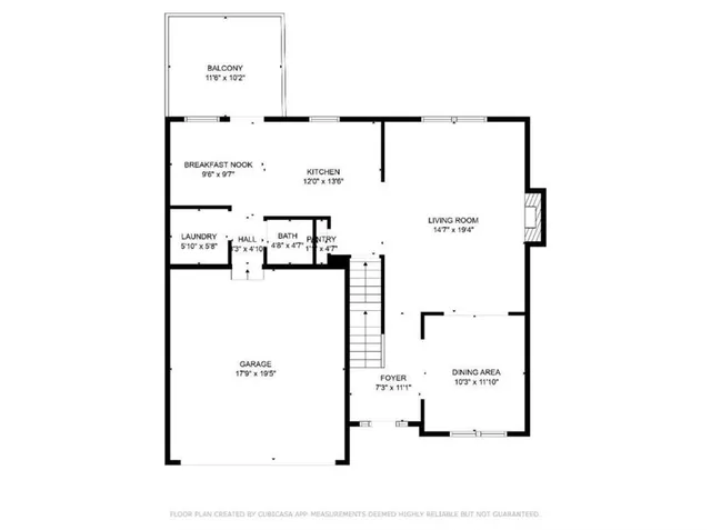 a picture of a floor plan