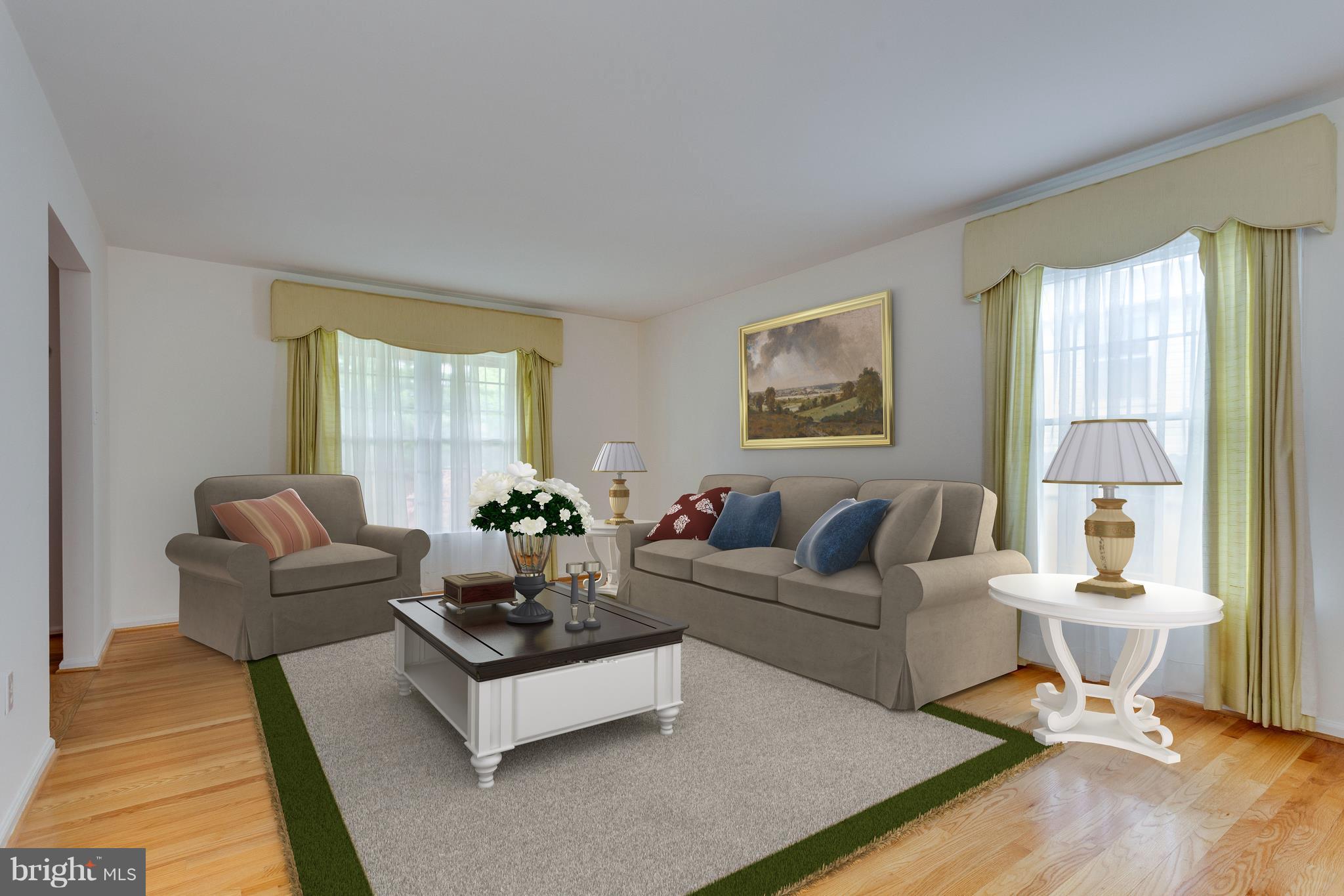 9156 Rockefeller Lane Springfield, VA 22153 - Photo 2 of 30 a living room with furniture and a large window