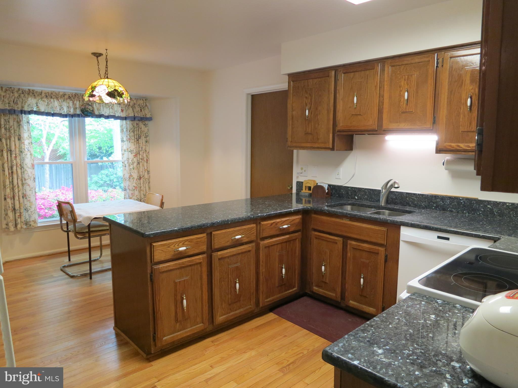 9156 Rockefeller Lane Springfield, VA 22153 - Photo 10 of 30 a kitchen with a sink cabinets and window