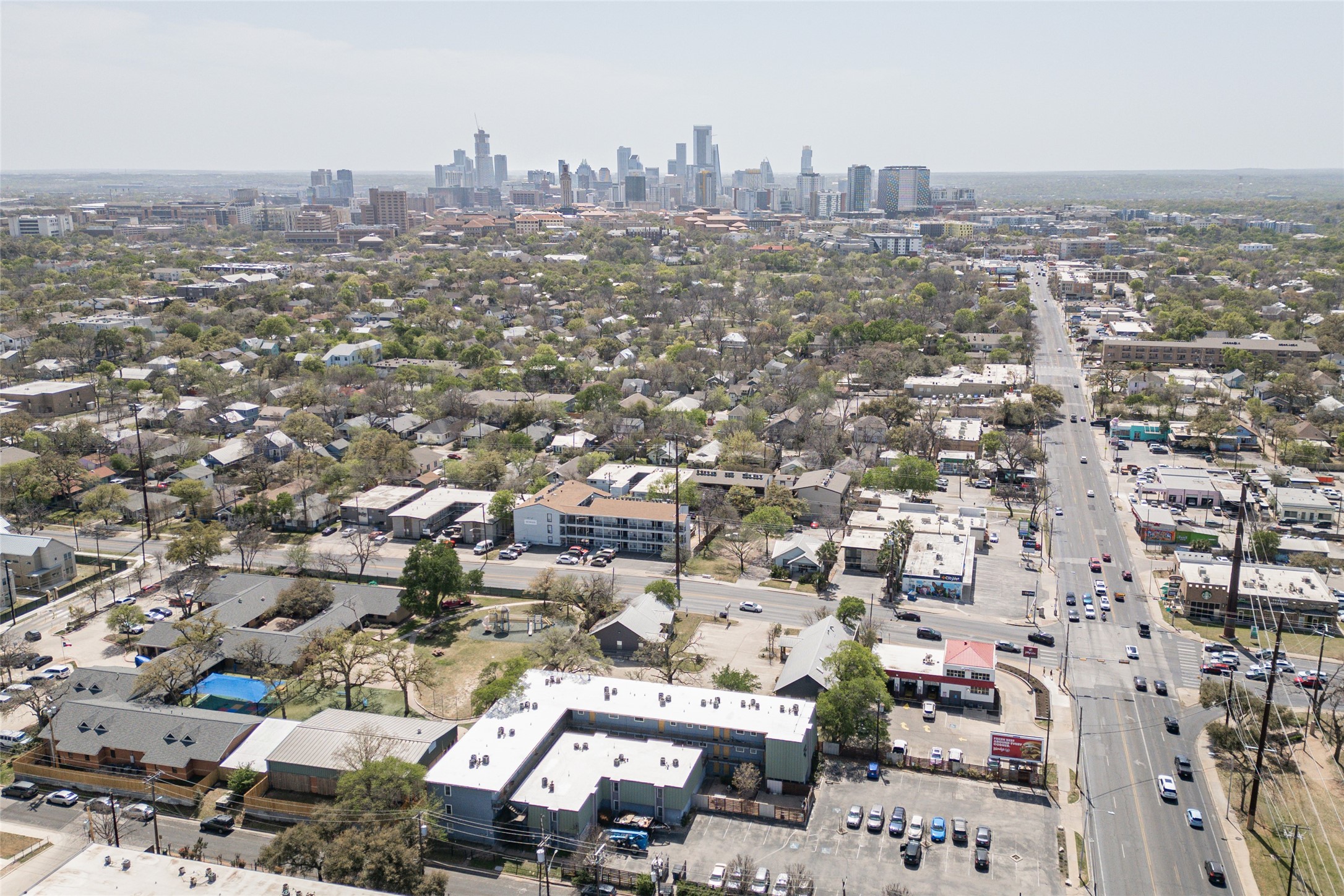 3815 Guadalupe Street, Unit 305 Austin, TX 78751 - Photo 26 of 27 an aerial view of a city