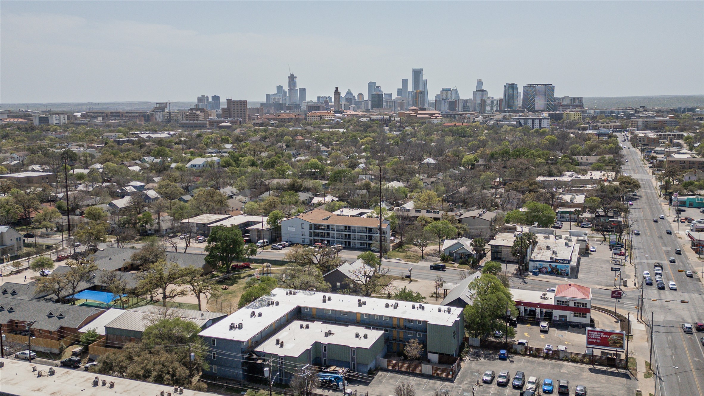 3815 Guadalupe Street, Unit 305 Austin, TX 78751 - Photo 27 of 27 an aerial view of a city