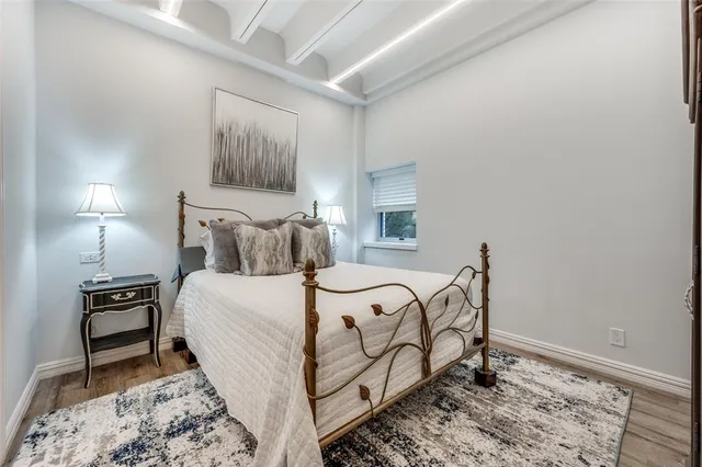 a view of a hallway with washer and dryer