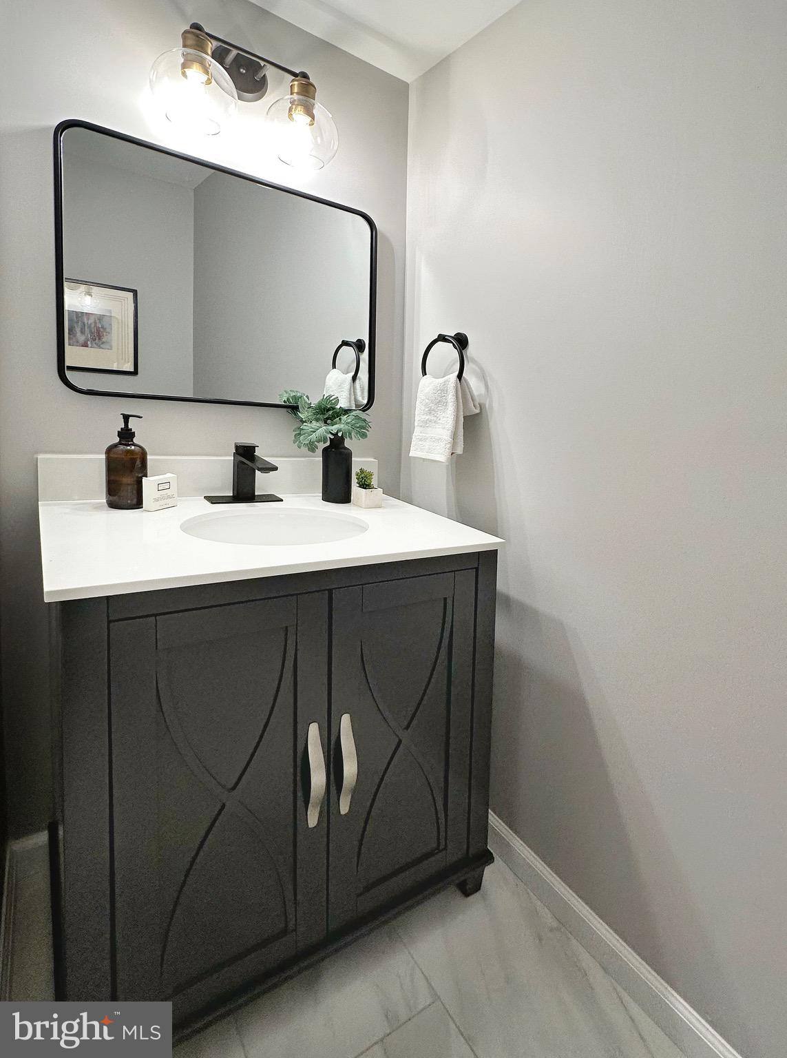 3945 Blue Bird Road Huntingdon Valley, PA 19006 - Photo 26 of 34 Powder Room on lower level
