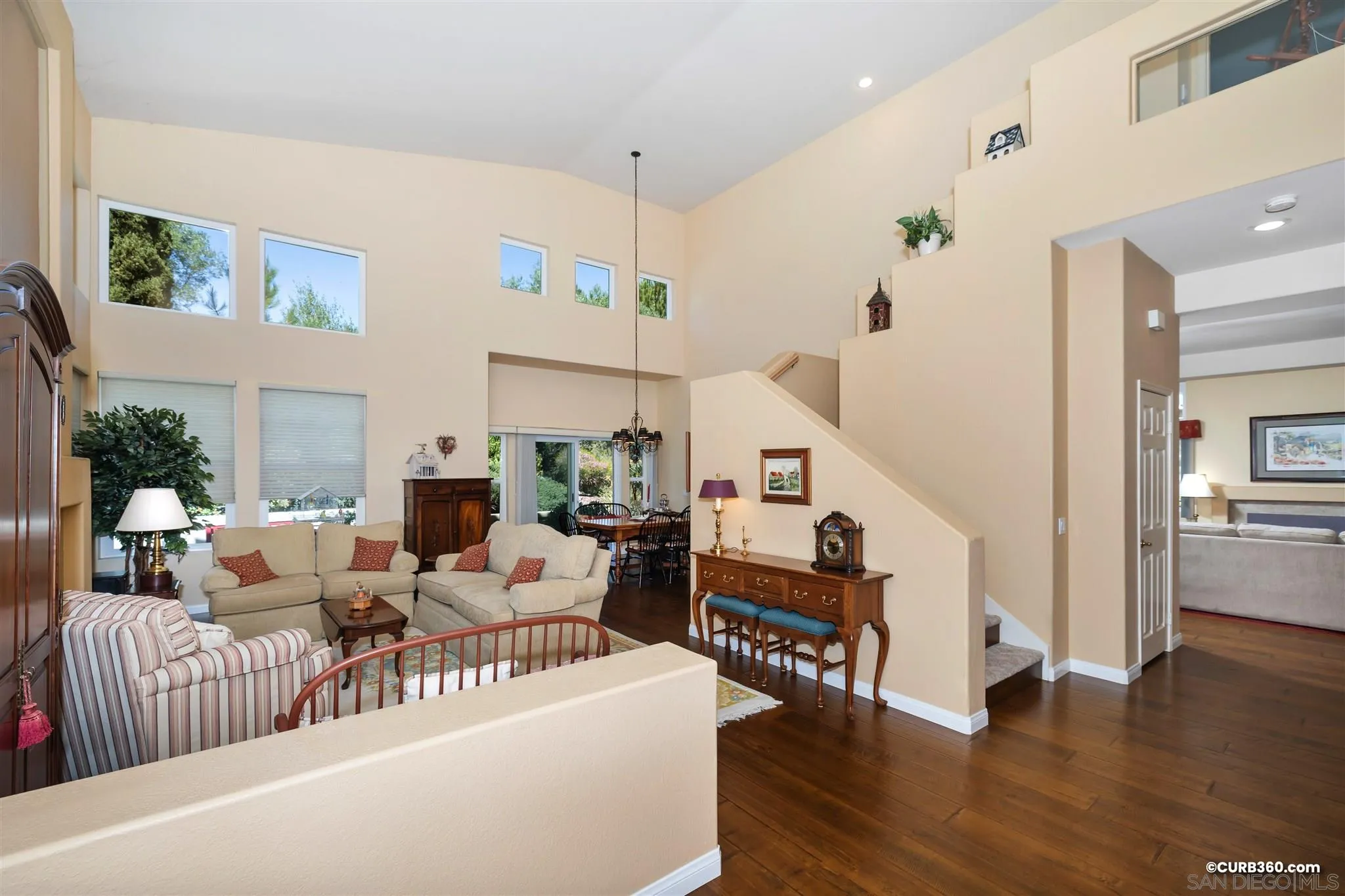2520 Tompau Place Alpine, CA 91901 - Photo 7 of 41 a living room with furniture and a wooden floor