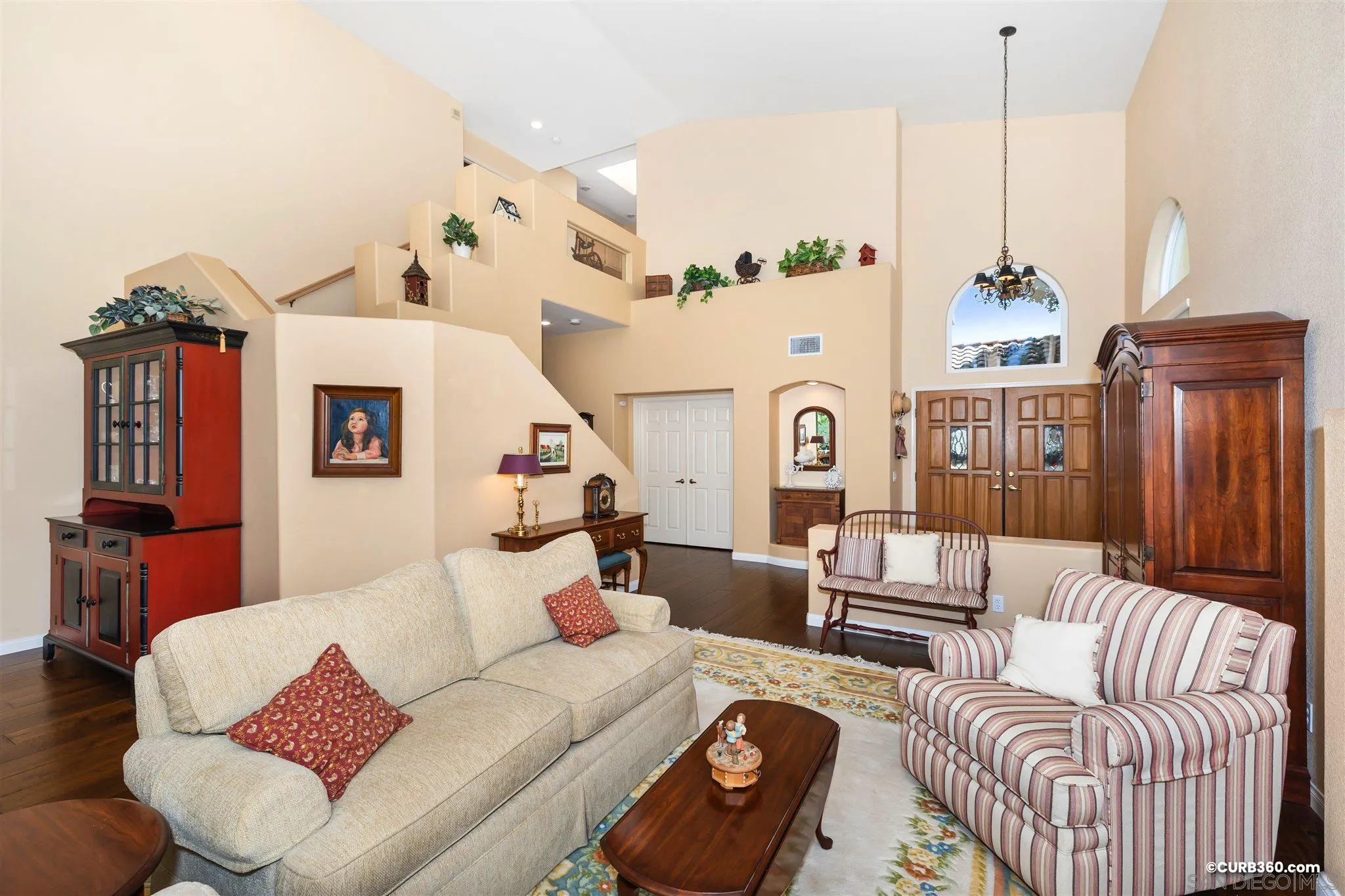 2520 Tompau Place Alpine, CA 91901 - Photo 9 of 41 a living room with furniture and wooden floor