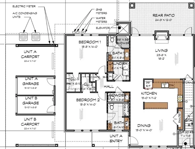 $3,100 | 125 Golf Cottage Drive, Unit 2A, Abita Springs, LA 70420