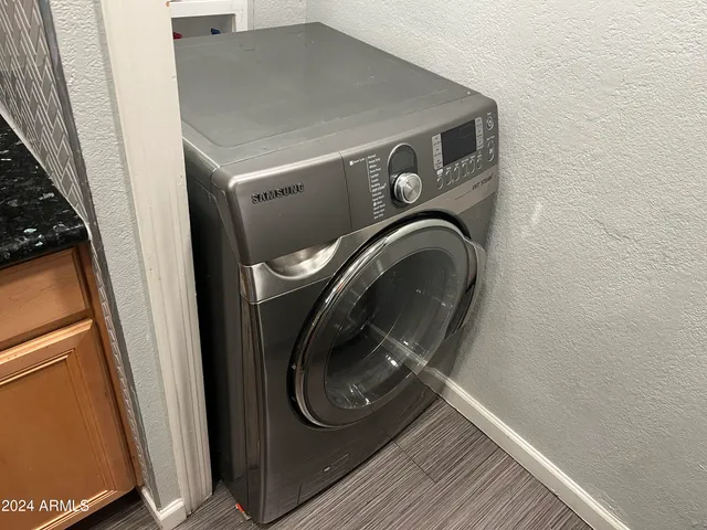 a view of a kitchen with a sink