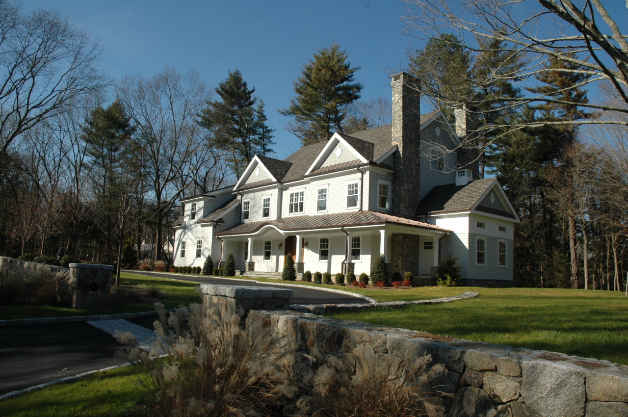 21 Rilling Ridge New Canaan, CT 06840 - Photo 1 of 11 a view of house with yard and green space