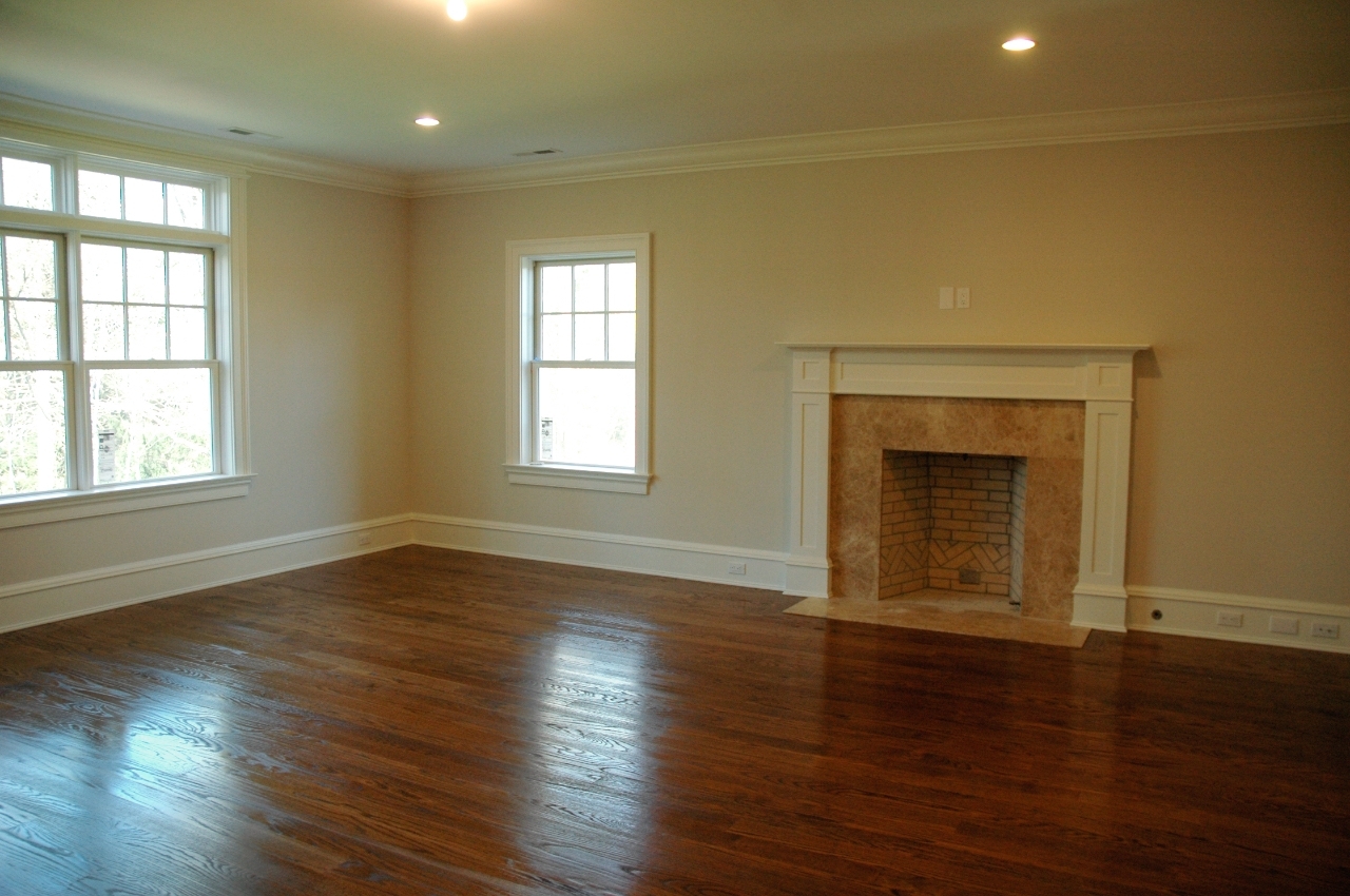 21 Rilling Ridge New Canaan, CT 06840 - Photo 10 of 11 an empty room with wooden floor cabinet and windows