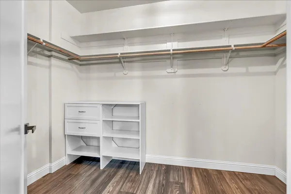 a view of a garage