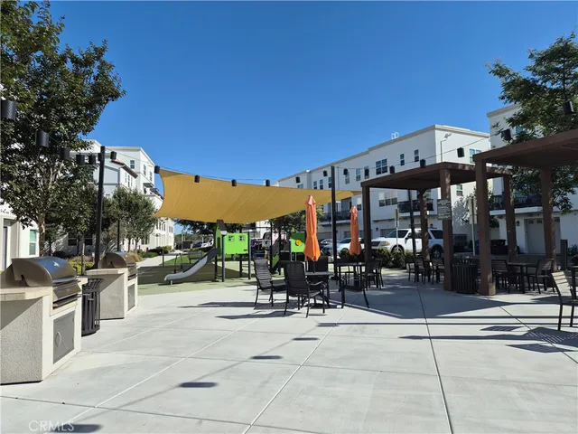a house view with a outdoor space