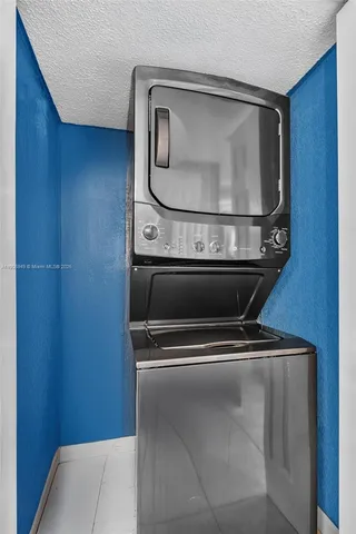 a close view of washer and dryer