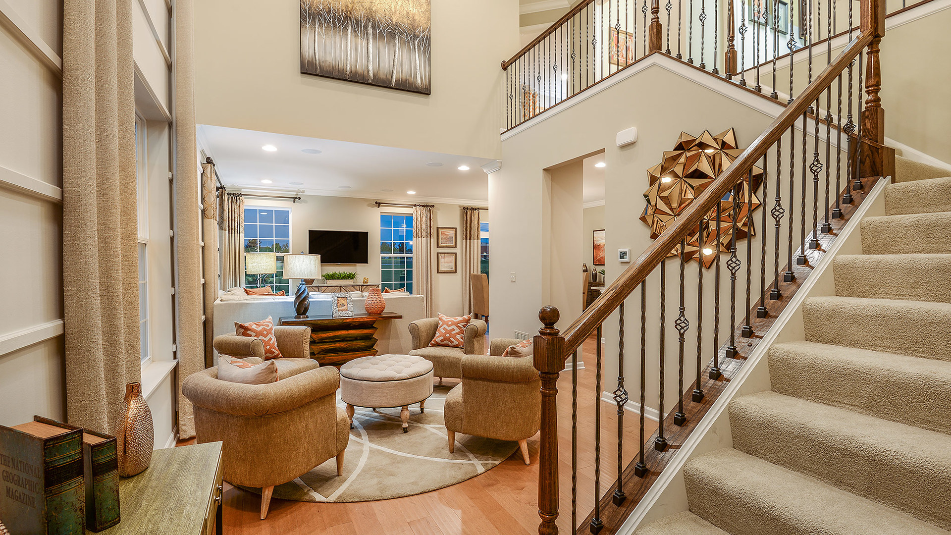 2025 Stuttle Road Batavia, IL 60510 - Photo 12 of 22 a view of a livingroom with furniture and a flat screen tv