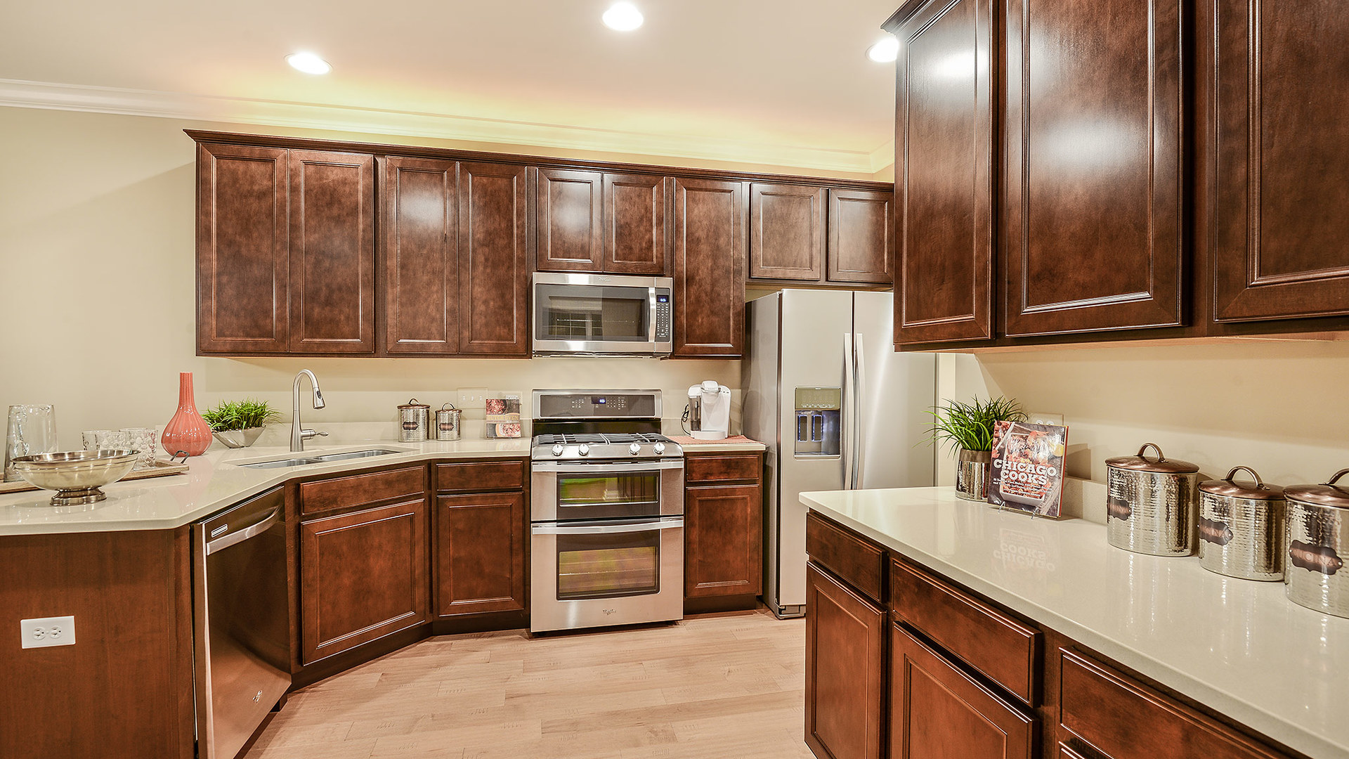 2025 Stuttle Road Batavia, IL 60510 - Photo 8 of 22 a kitchen with stainless steel appliances granite countertop a sink stove and refrigerator