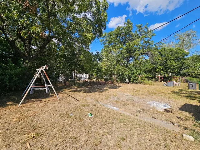 a view of outdoor space with seating