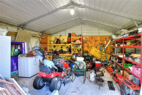 a view of storage and utility room