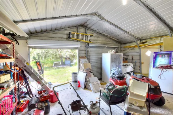 a outdoor space with furniture