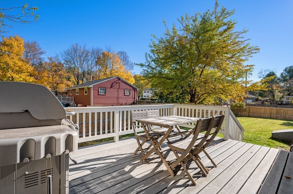 104 Conrad Road Marlborough, MA 01752 - Photo 27 of 34 a view of a chairs on wooden deck