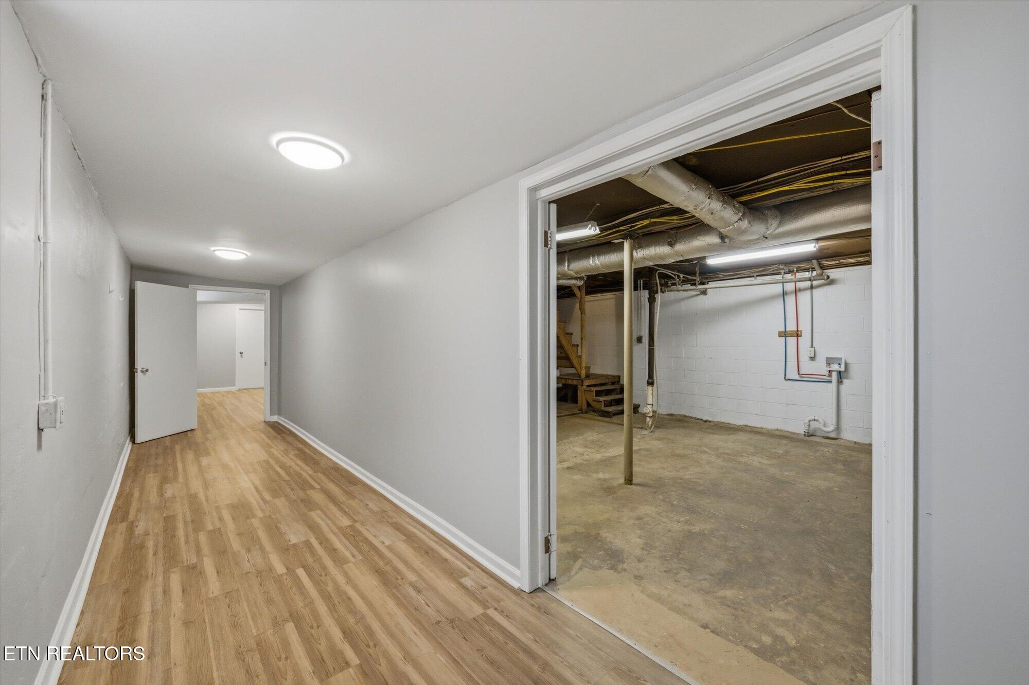 144 North Illinois Avenue Oak Ridge, TN 37830 - Photo 17 of 35 Basement Hallway