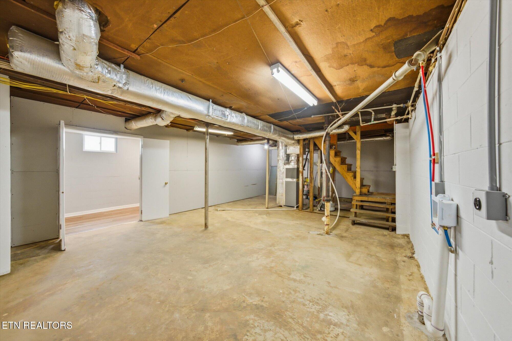 144 North Illinois Avenue Oak Ridge, TN 37830 - Photo 23 of 35 unfinish Basement