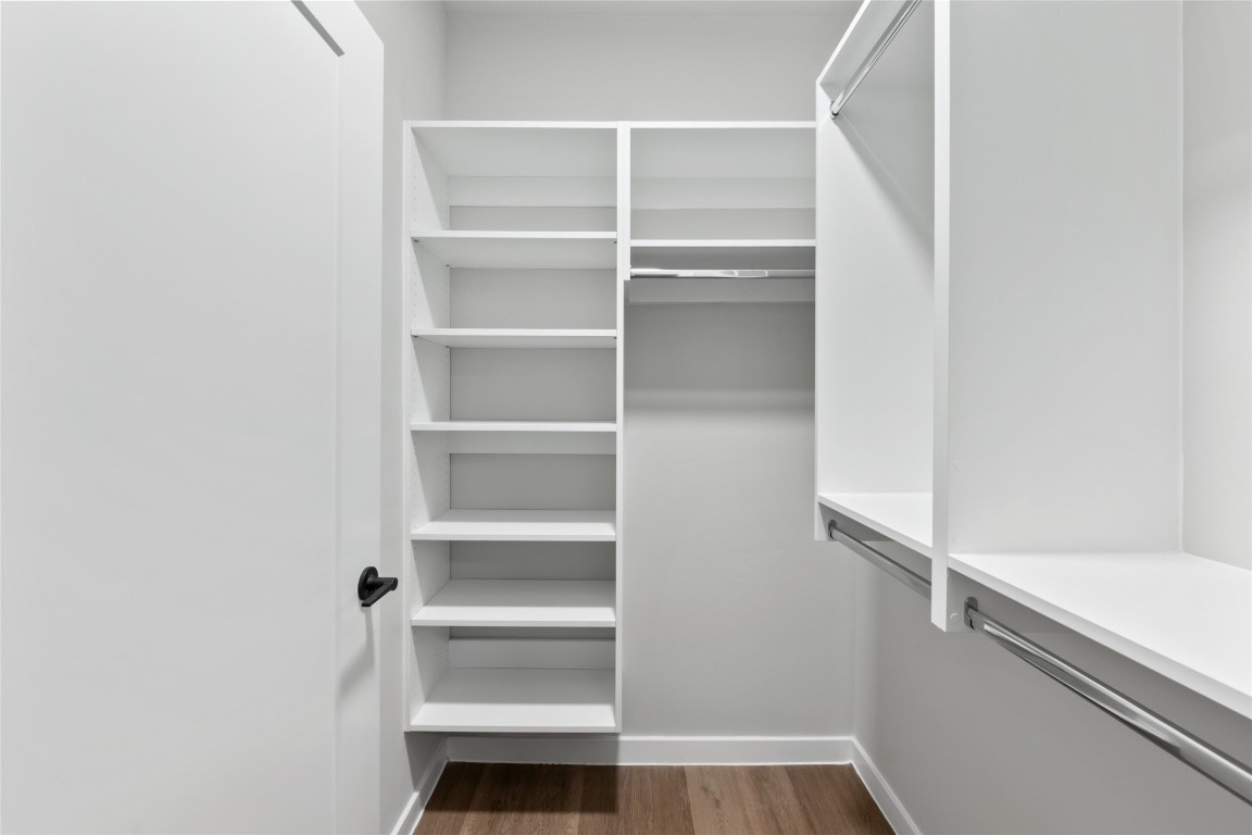 4510 Terry-O Lane, Unit 230 Austin, TX 78745 - Photo 20 of 39 a view of walk in closet with empty racks