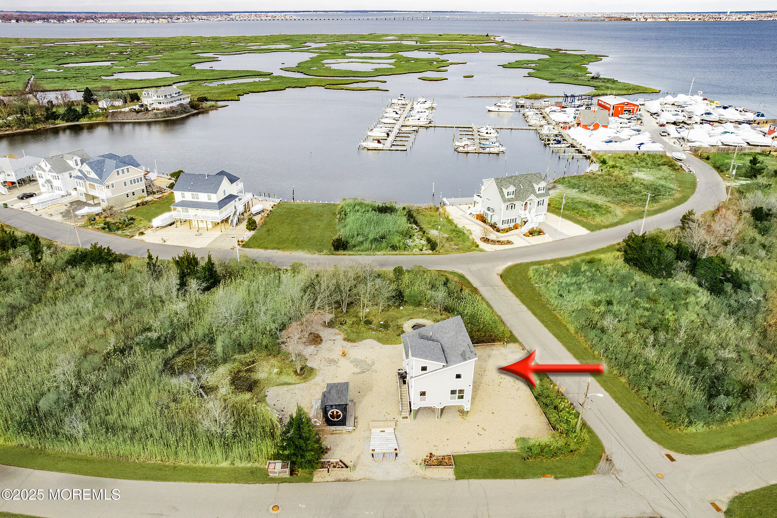 54 Beach Avenue Bayville, NJ 08721 - Photo 26 of 31 a view of an outdoor space and a lake view