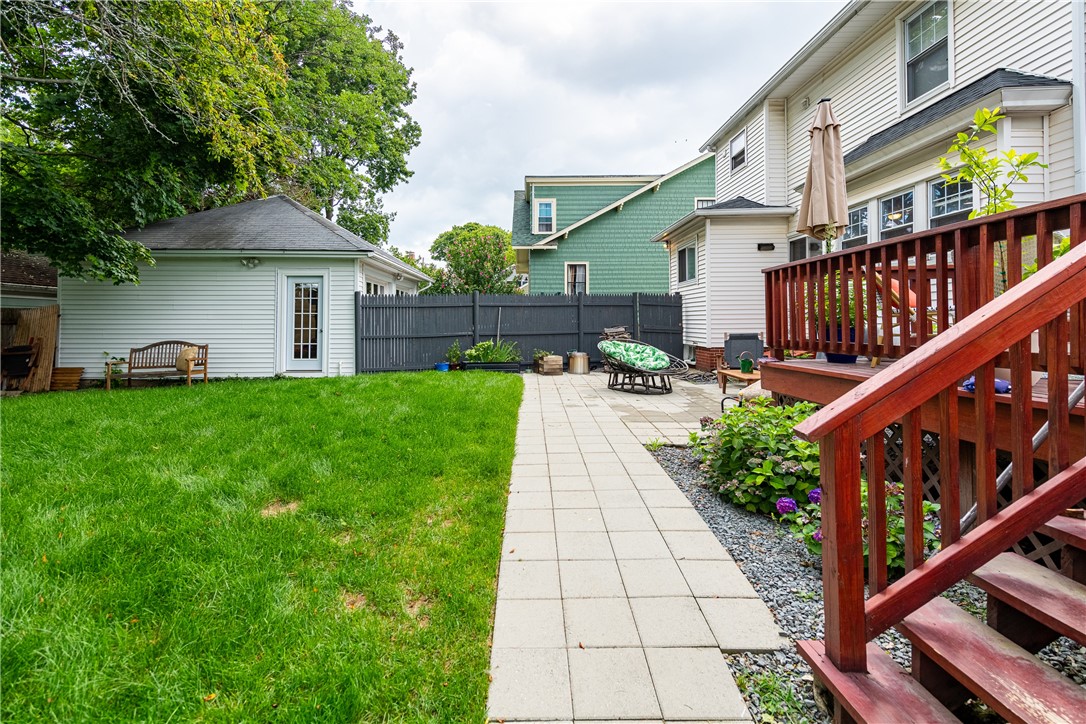 174 Rochambeau Avenue Providence, RI 02906 - Photo 20 of 32 Back deck/yard.