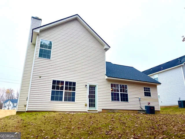 a view of a house with a window