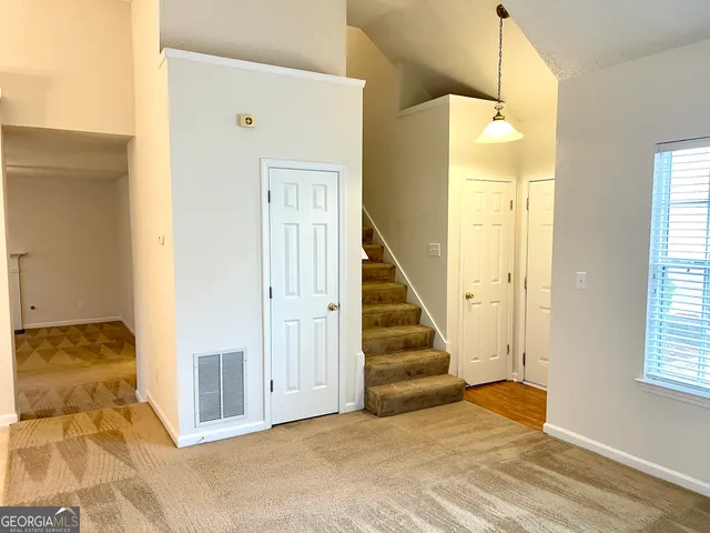 a view of livingroom and window
