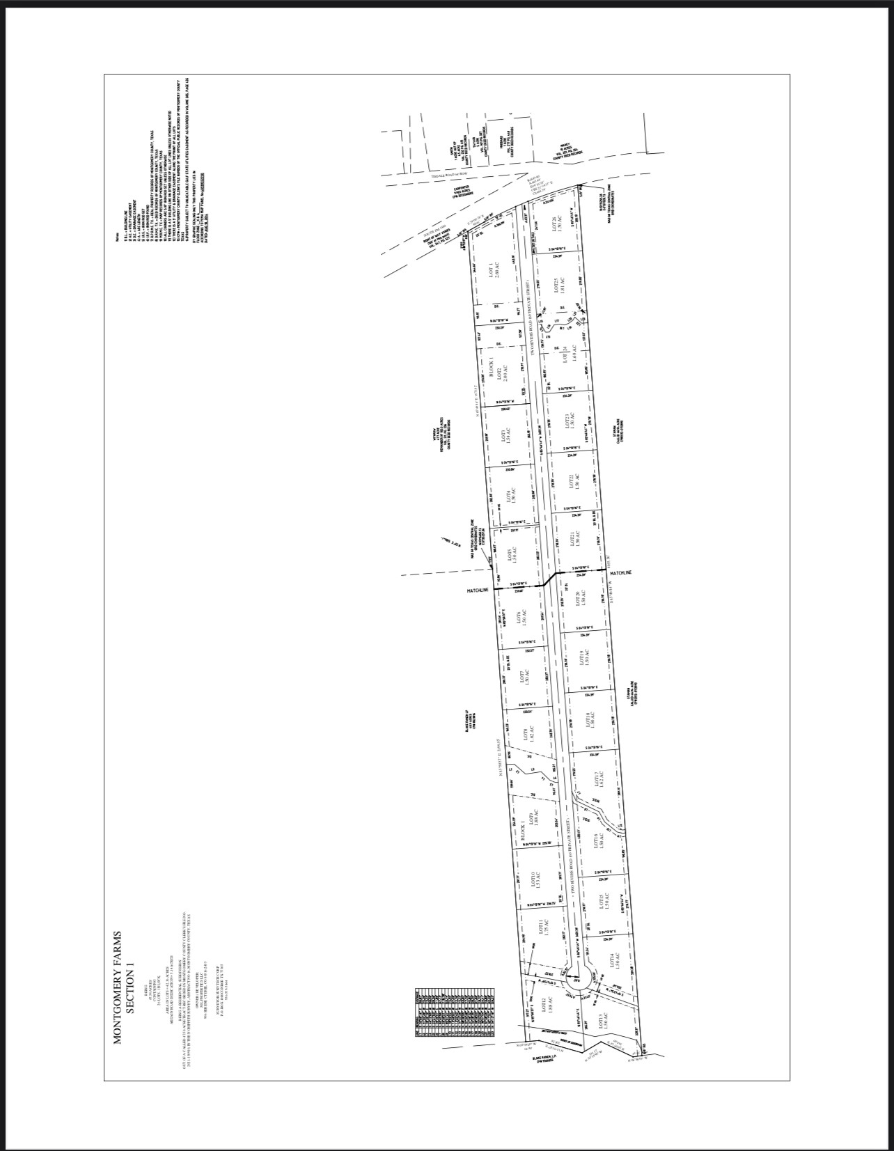 24912 Two Rivers Road Montgomery, TX 77316 - Photo 7 of 7 Montgomery Farms Lot Plat