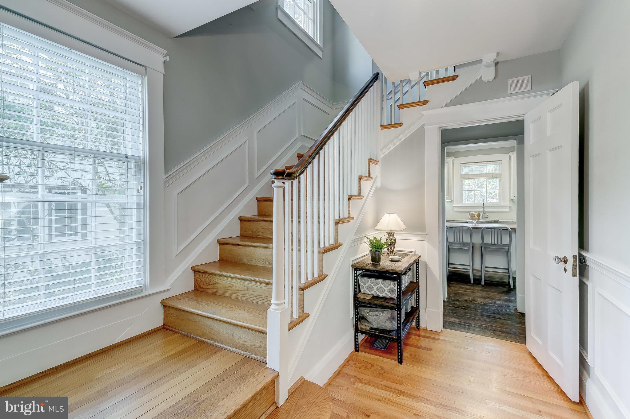 325 Tunbridge Road Baltimore, MD 21212 - Photo 6 of 38 a view of entryway and hall with wooden floor