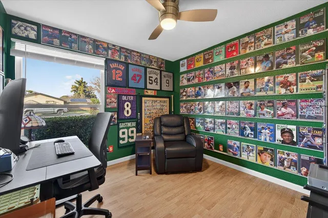 a living room with lots of furniture and a flat screen tv